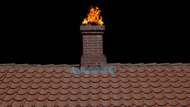 Schoorsteenbrand - Schoorsteenbedrijf De Vogelsangh